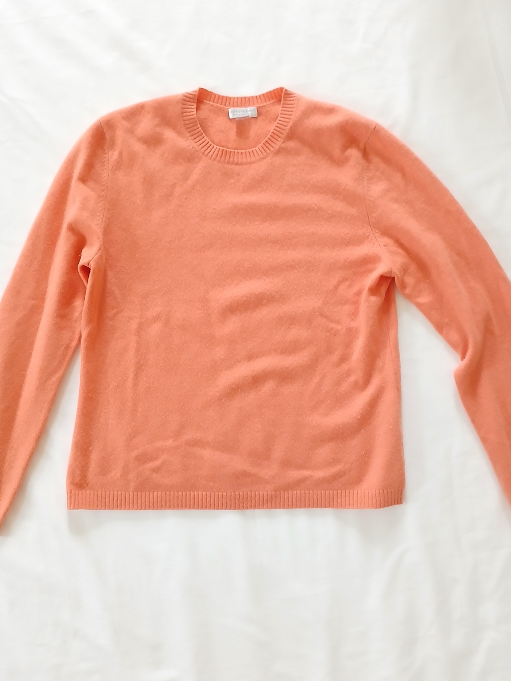 Investments Coral Peach Crewneck Sweater